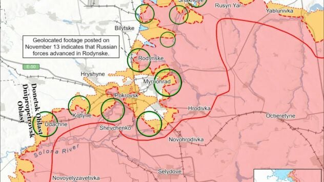 карта бойових дій