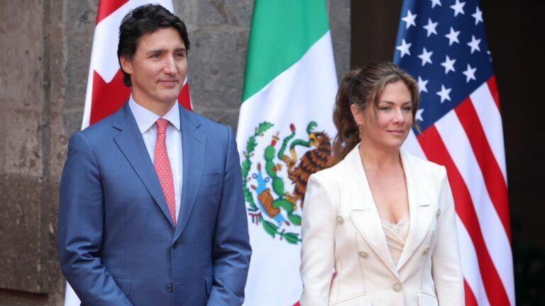 Джастін Трюдо та Софі Грегуар