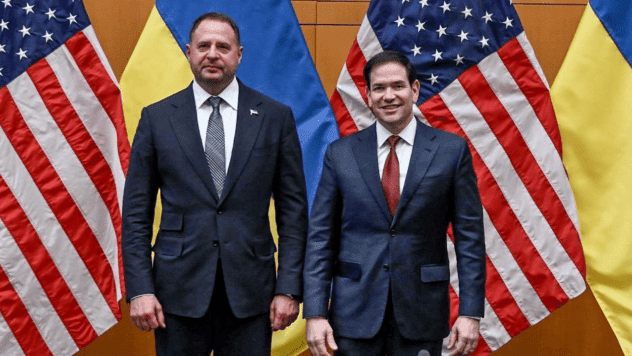 Андрій Єрмак і Марк Рубіо у Женеві 23 листопада 2025 року