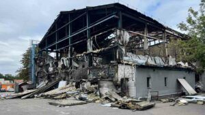 Росіяни повністю знищили павільйон СТБ