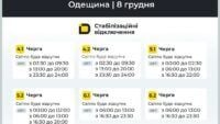 відключення світла в Одеській області відключення світла в Одеській області