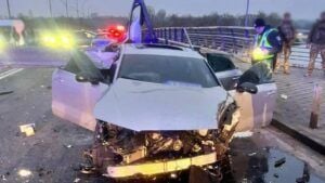 Міст Метро в Києві частково перекрито: що сталося та як проїхати ДТП на мосту Метро в Києві 9 грудня 2025