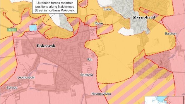 карта боїв на 9 грудня