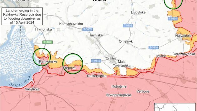 карта боїв на 16 грудня