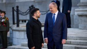 Инцидент с дронами во время визита Зеленского: что говорят в Ирландии