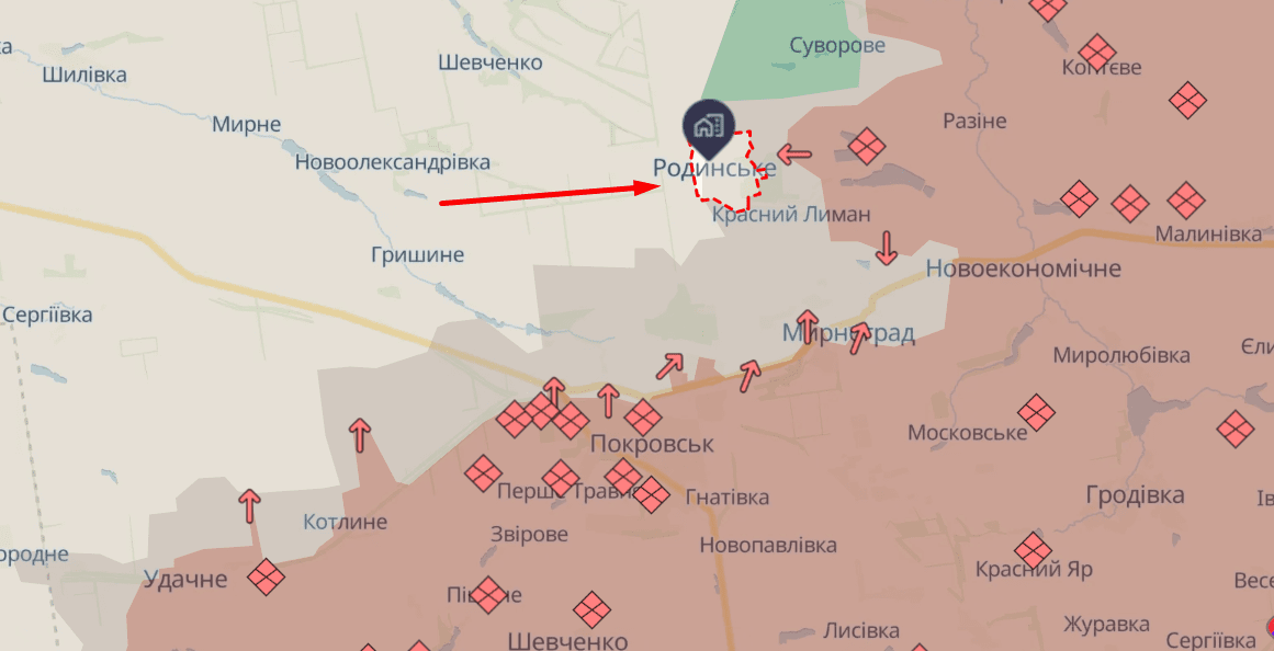 Родинське під контролем ЗСУ: відео з українським прапором Фото 1