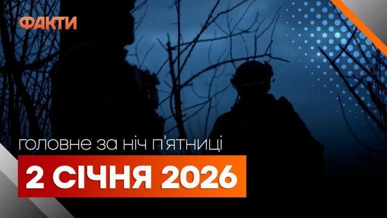 Головні новини за ніч 2 січня: добірка актуальних подій