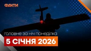 Головні новини за ніч 5 січня: добірка актуальних подій