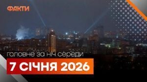 Головні новини за ніч 7 січня: добірка актуальних подій