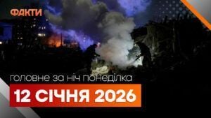 Головні новини за ніч 12 січня: добірка актуальних подій