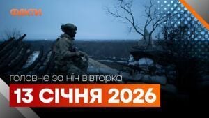 Головні новини за ніч 13 січня: добірка актуальних подій
