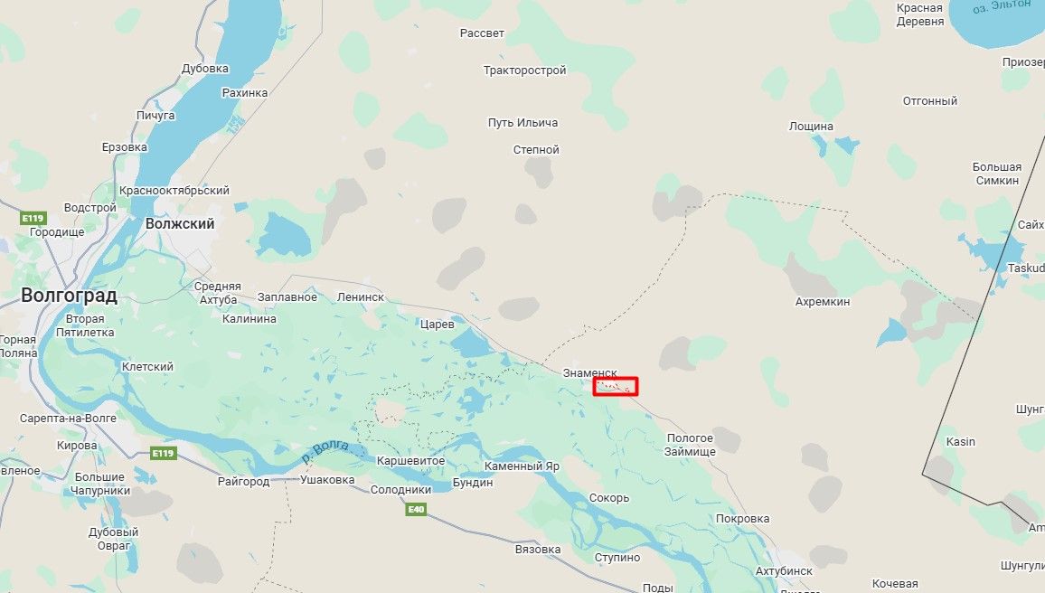 Звідти запускали Орєшнік: українські дрони атакували полігон Капустин Яр у РФ Фото 1 Капустин Яр в Астраханській області на карті