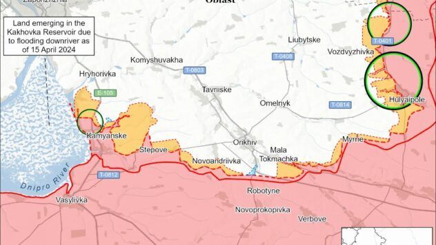 карта боїв на 23 січня