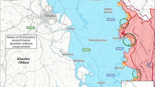 карта боїв на 30 січня