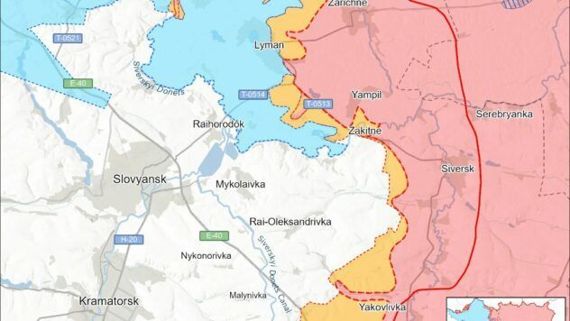 карта боїв на 30 січня