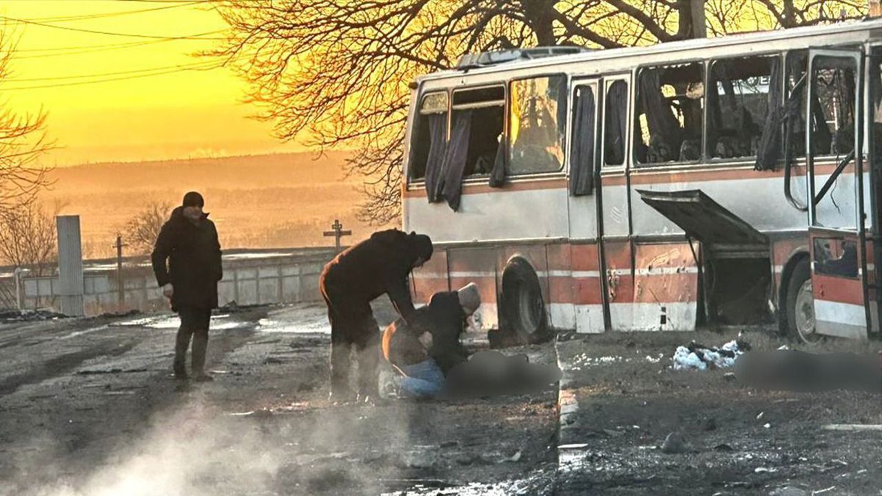 Атака РФ на службовий автобус у Павлоградському районі