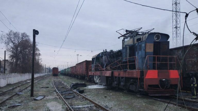 атака на залізницю у Запоріжжю