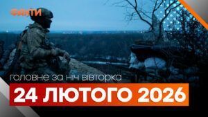 Главные новости за ночь 24 февраля: подборка актуальных событий