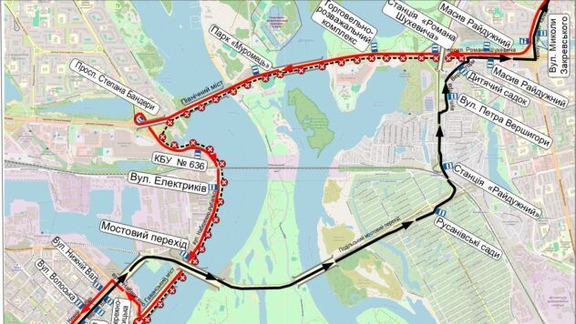 Зміни руху транспорту в Києві 24 лютого