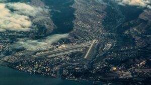 Міжнародний аеропорт Сочі, вид з повітря