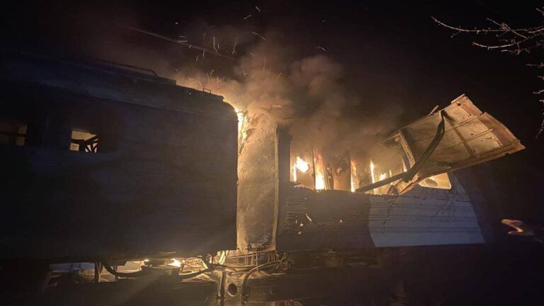 атака на поїзд на Харківщині
