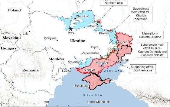 карта бойових дій 14 березня