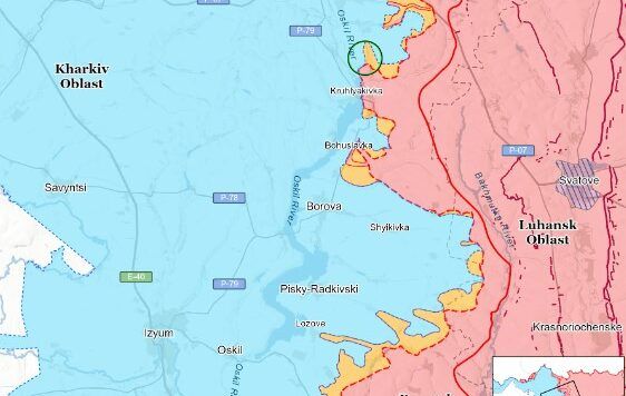 карта бойових дій 14 березня
