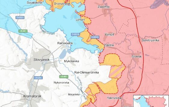 карта бойових дій 14 березня