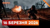 Головні новини за ніч 16 березня: добірка актуальних подій