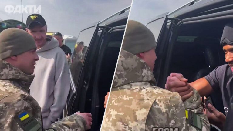 Энтони Джошуа в Киеве: встреча с украинскими военными и экскурсия с Усиком