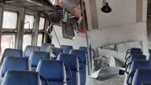 Атака на електропотяг Слатине — Харків 24 березня