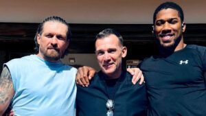 Коли-небудь нам пощастить зіграти разом: Шевченко зустрівся з Усиком і Джошуа Усик, Джошуа і Шевченко